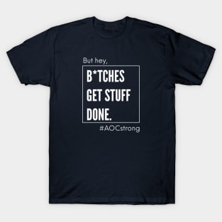 AOC bitches get stuff done Minimalist T-Shirt